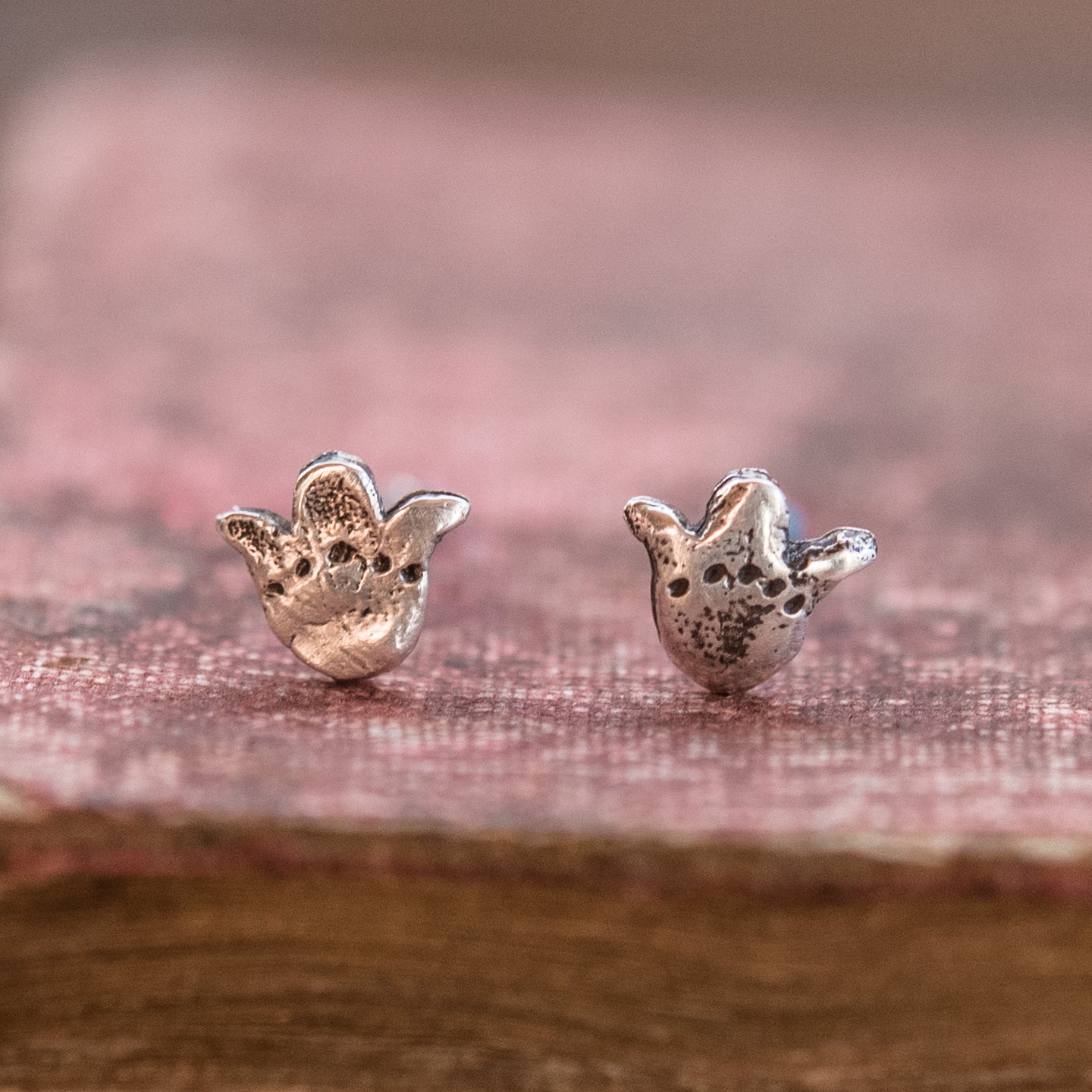 Foundlings Earrings: Opal (Flower)