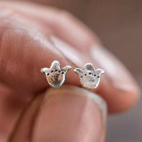 Foundlings Earrings: Opal (Flower)