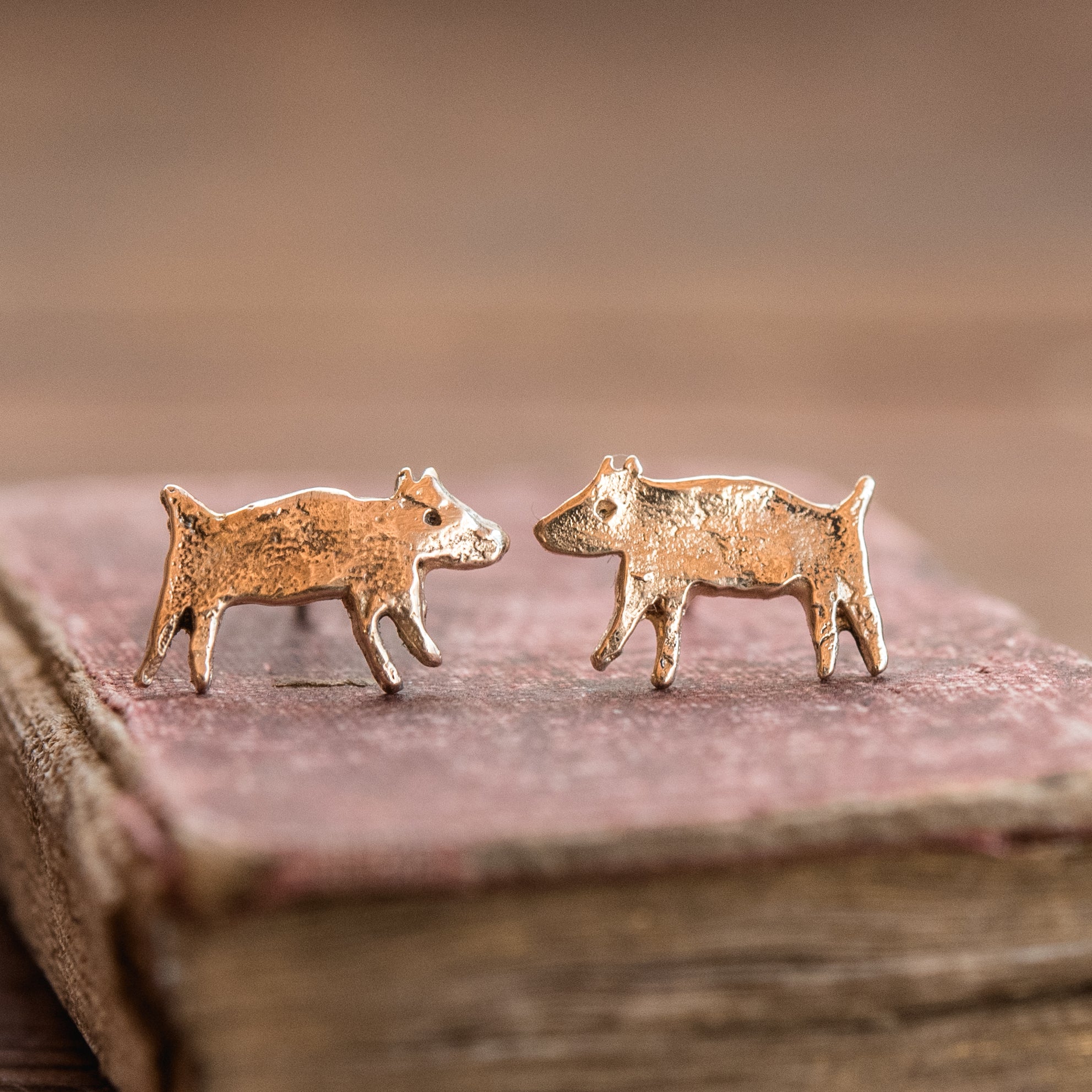 Foundlings Earrings: Talia (Dog)