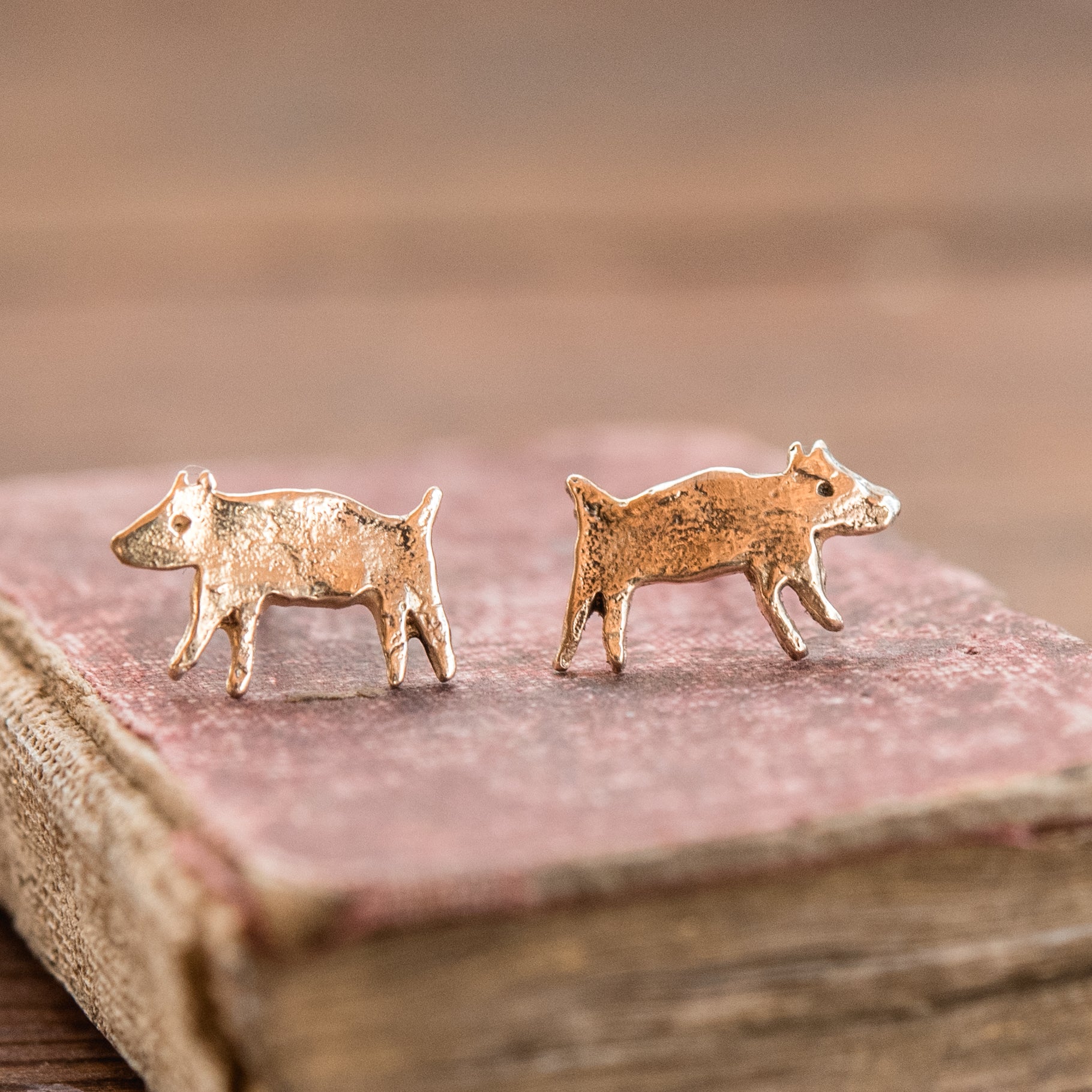 Foundlings Earrings: Talia (Dog)