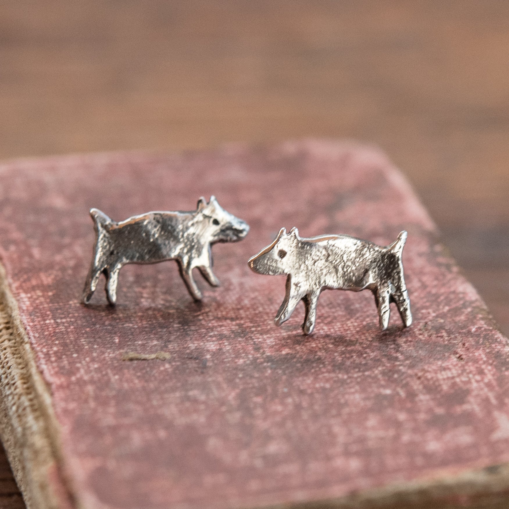 Foundlings Earrings: Talia (Dog)
