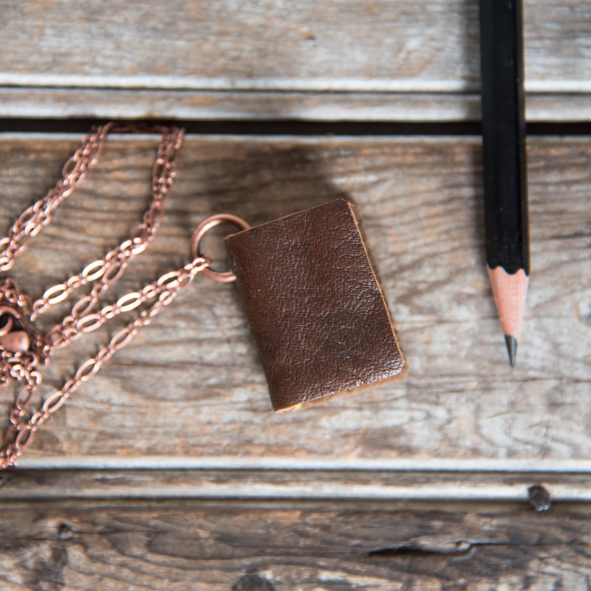 Ernest Large Book Necklace