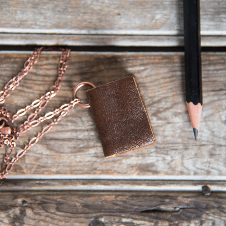 Ernest Large Book Necklace