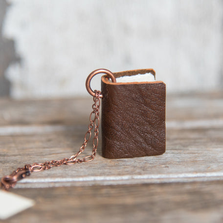 Ernest Large Book Necklace