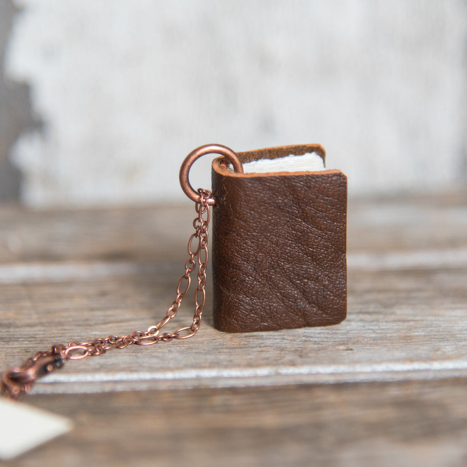 Ernest Large Book Necklace