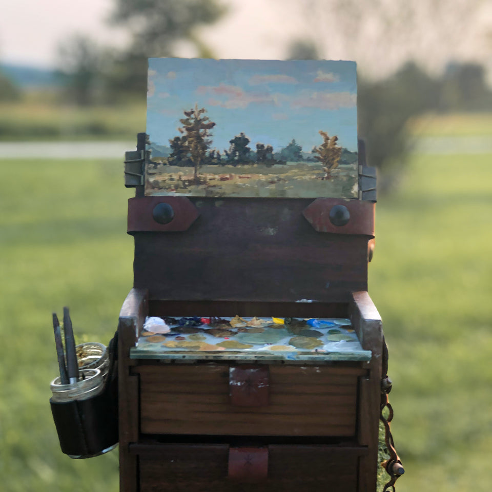 Original Plein Air Painting by Walter Kent: Exton Park No. 1, 2020