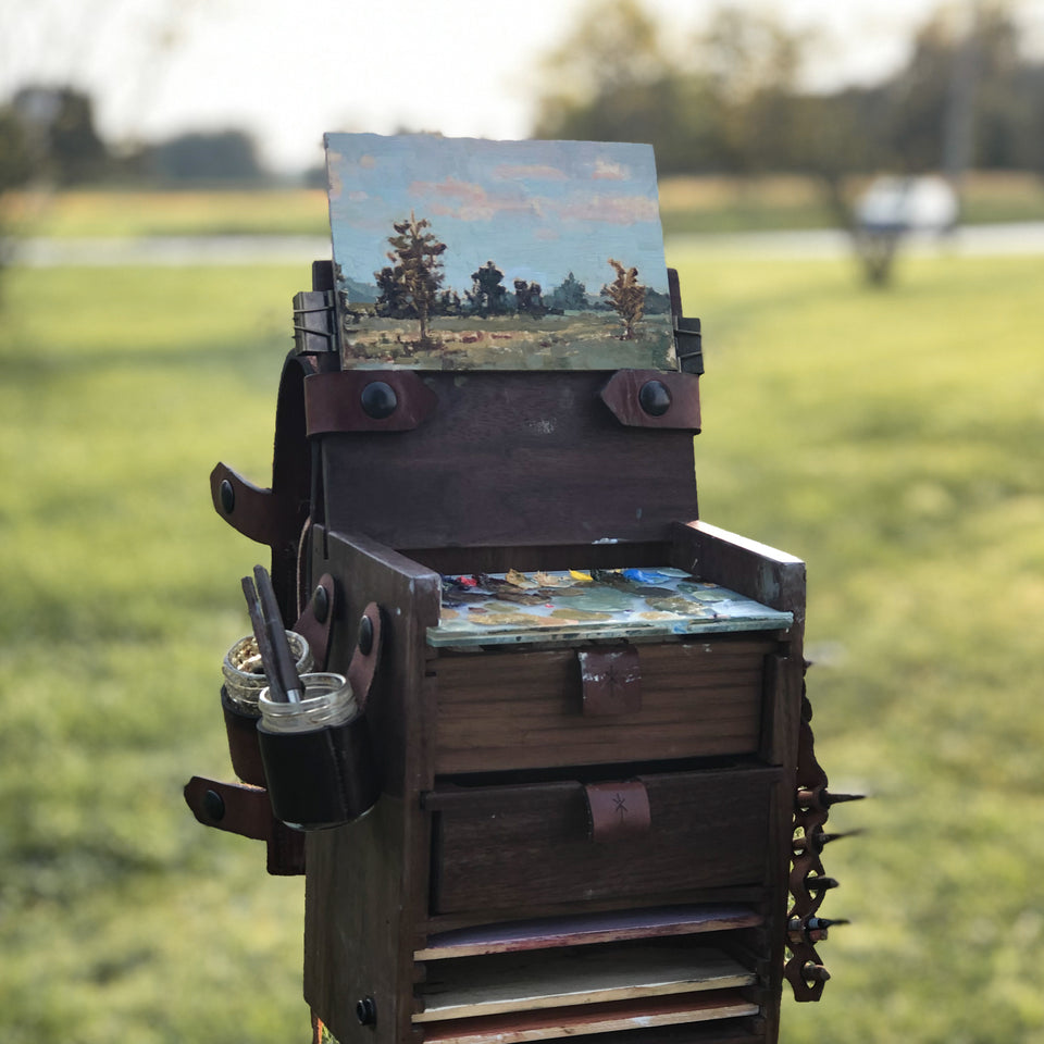 Original Plein Air Painting by Walter Kent: Exton Park No. 1, 2020