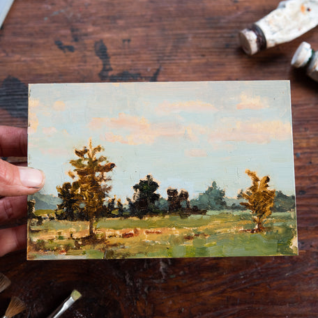 Original Plein Air Painting by Walter Kent: Exton Park No. 1, 2020