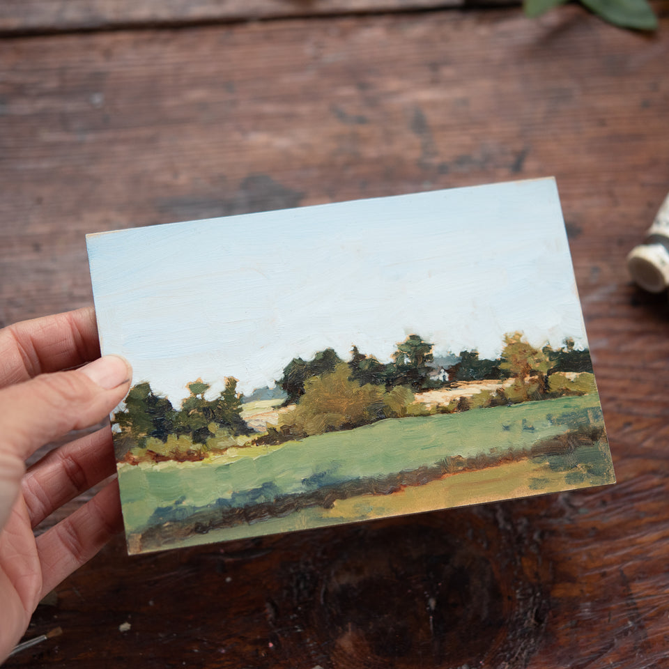 Original Plein Air Painting by Walter Kent: Exton Park No. 2, 2020