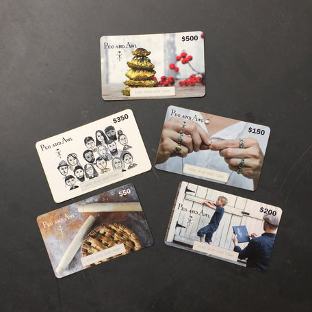 Peg and Awl Gift Card