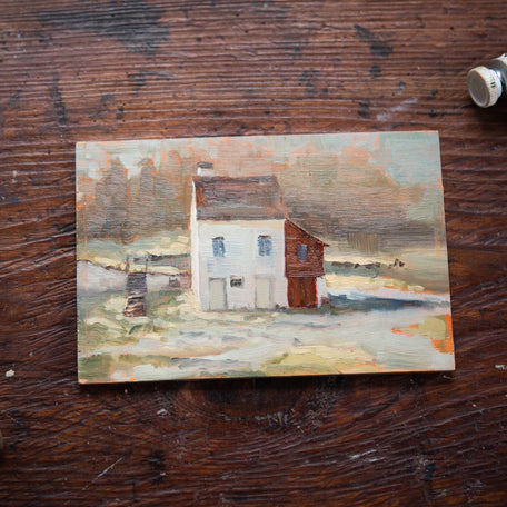 Original Plein Air Painting by Walter Kent: Hopewell Furnace, 2021