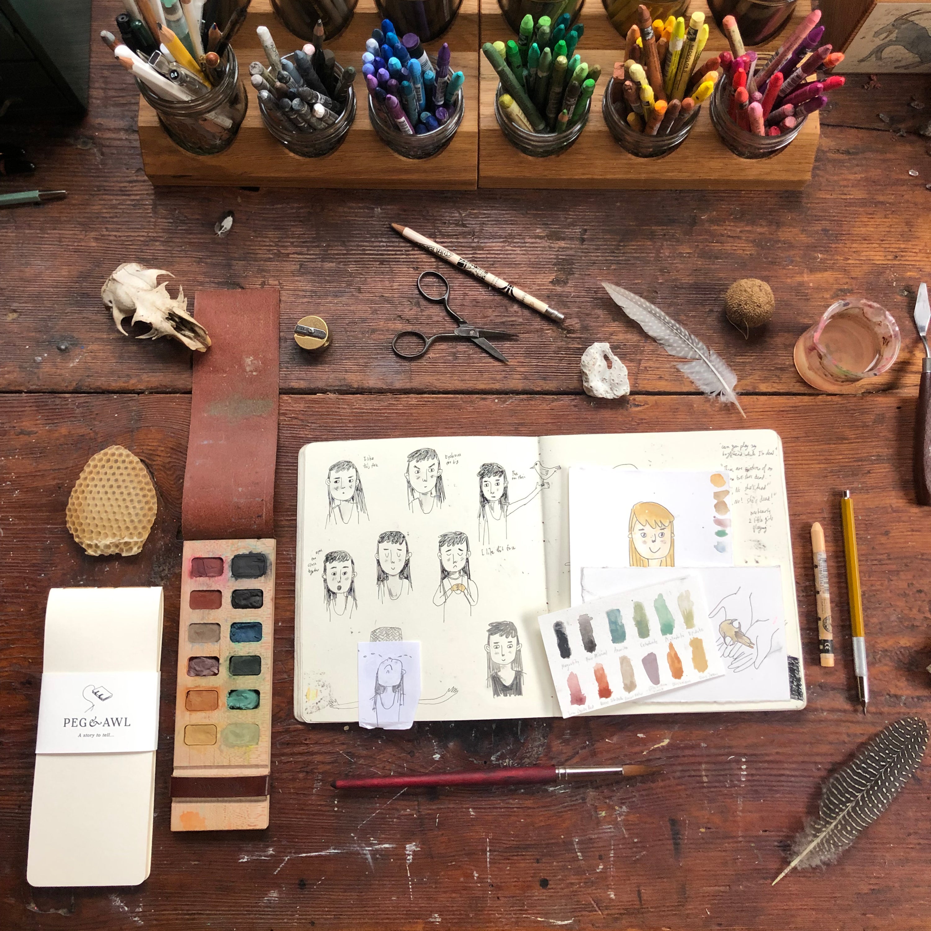 Large Portrait Orra Sketchbook