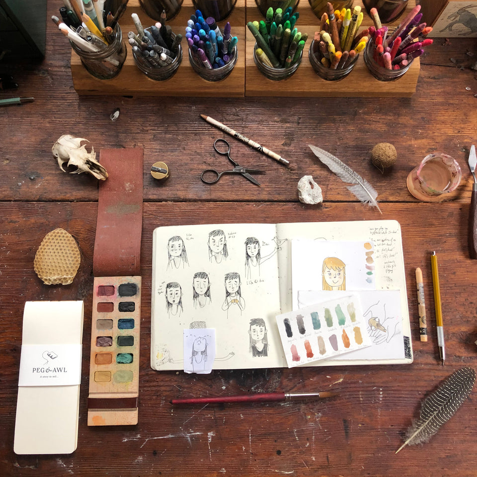 Large Portrait Orra Sketchbook