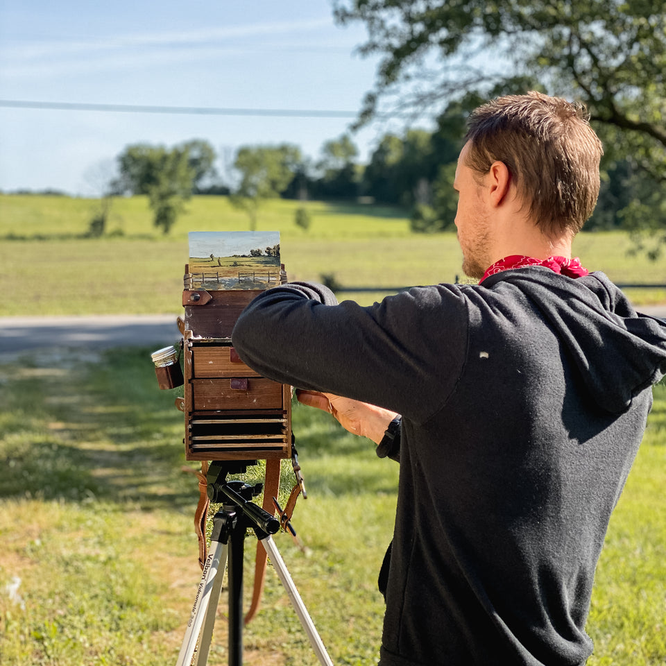 Original Plein Air Painting by Walter Kent: Indiana Dunes, 2020