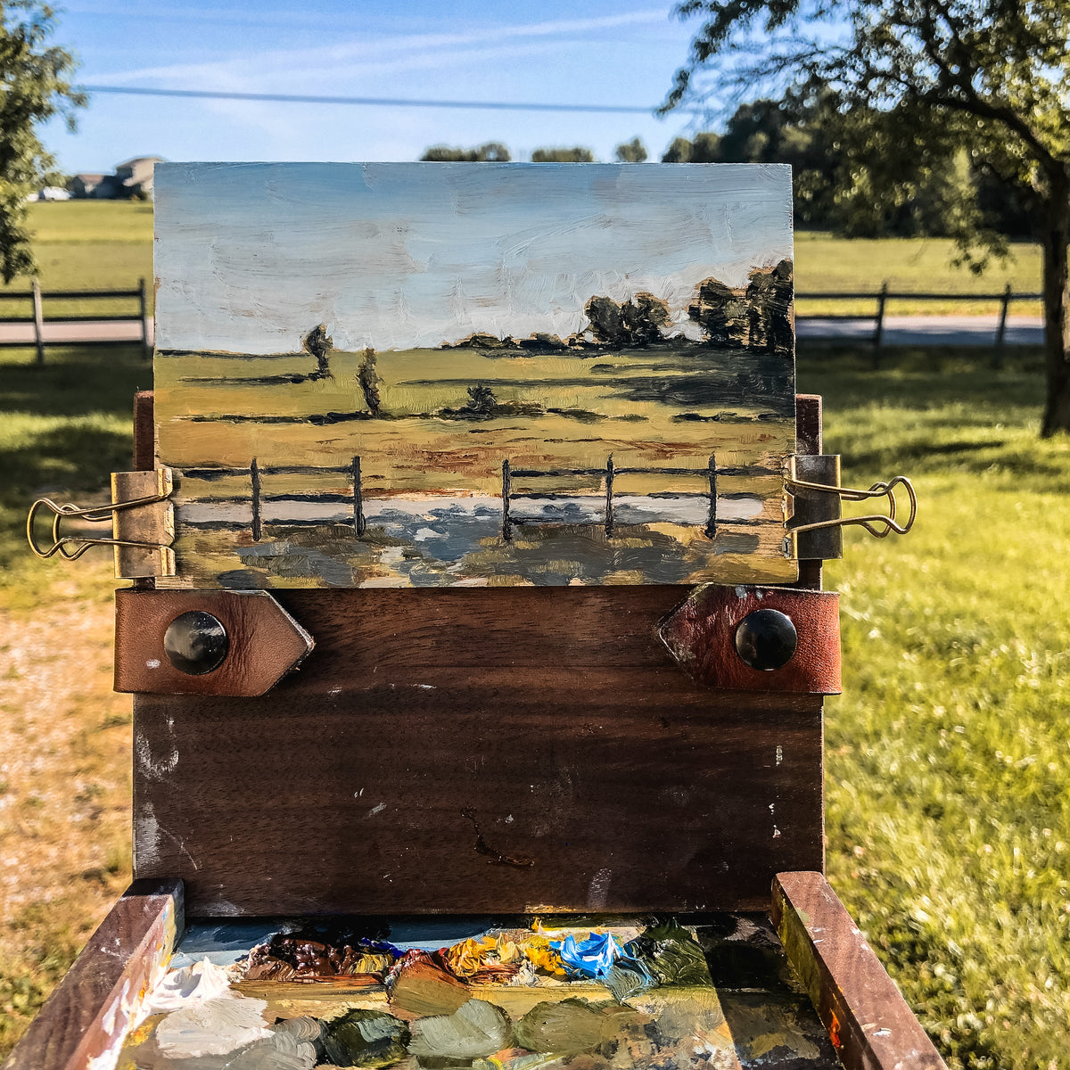 Original Plein Air Painting by Walter Kent Indiana Dunes, 2020 Peg