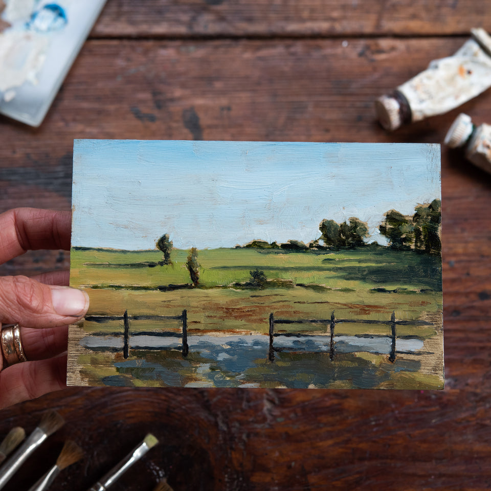 Original Plein Air Painting by Walter Kent: Indiana Dunes, 2020