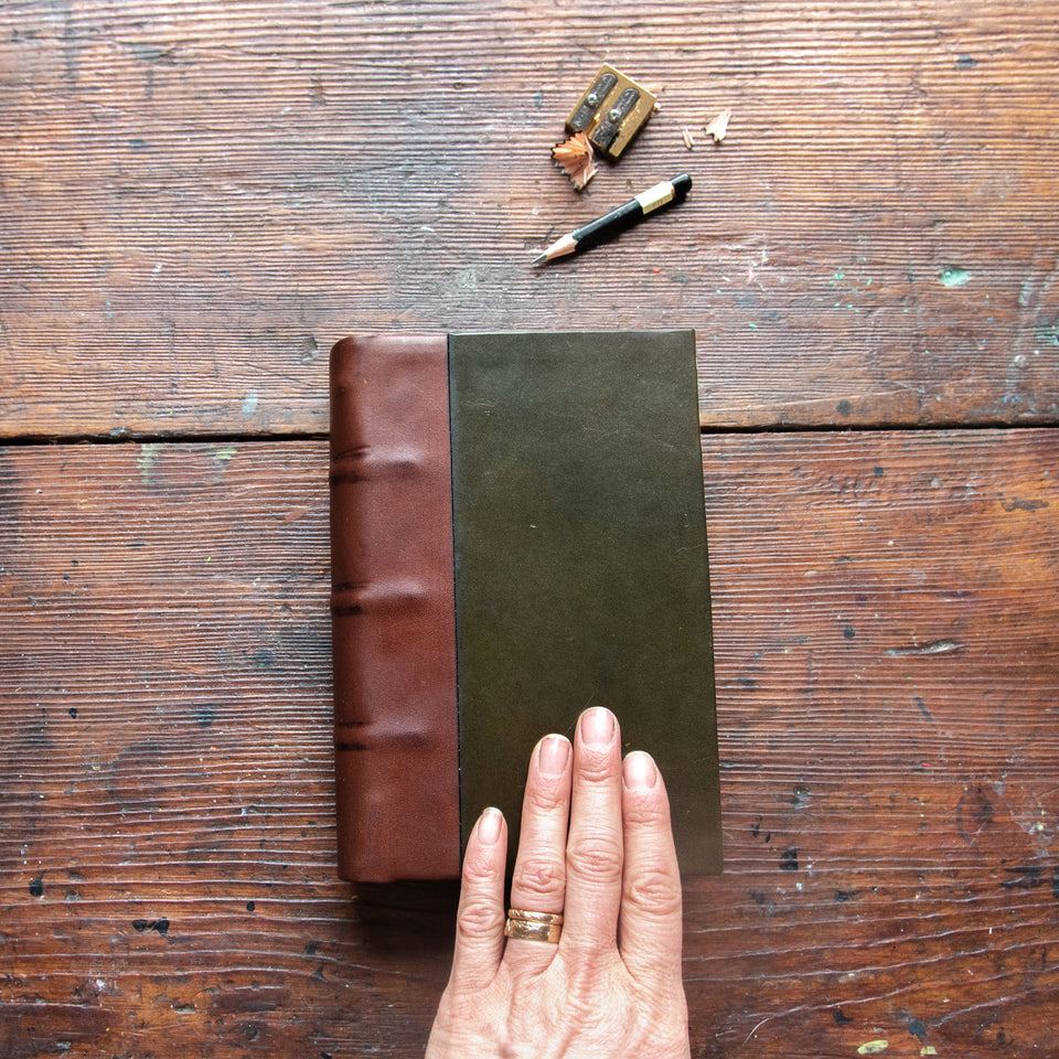 Harper Hand-Bound Leather Tome (Brown)