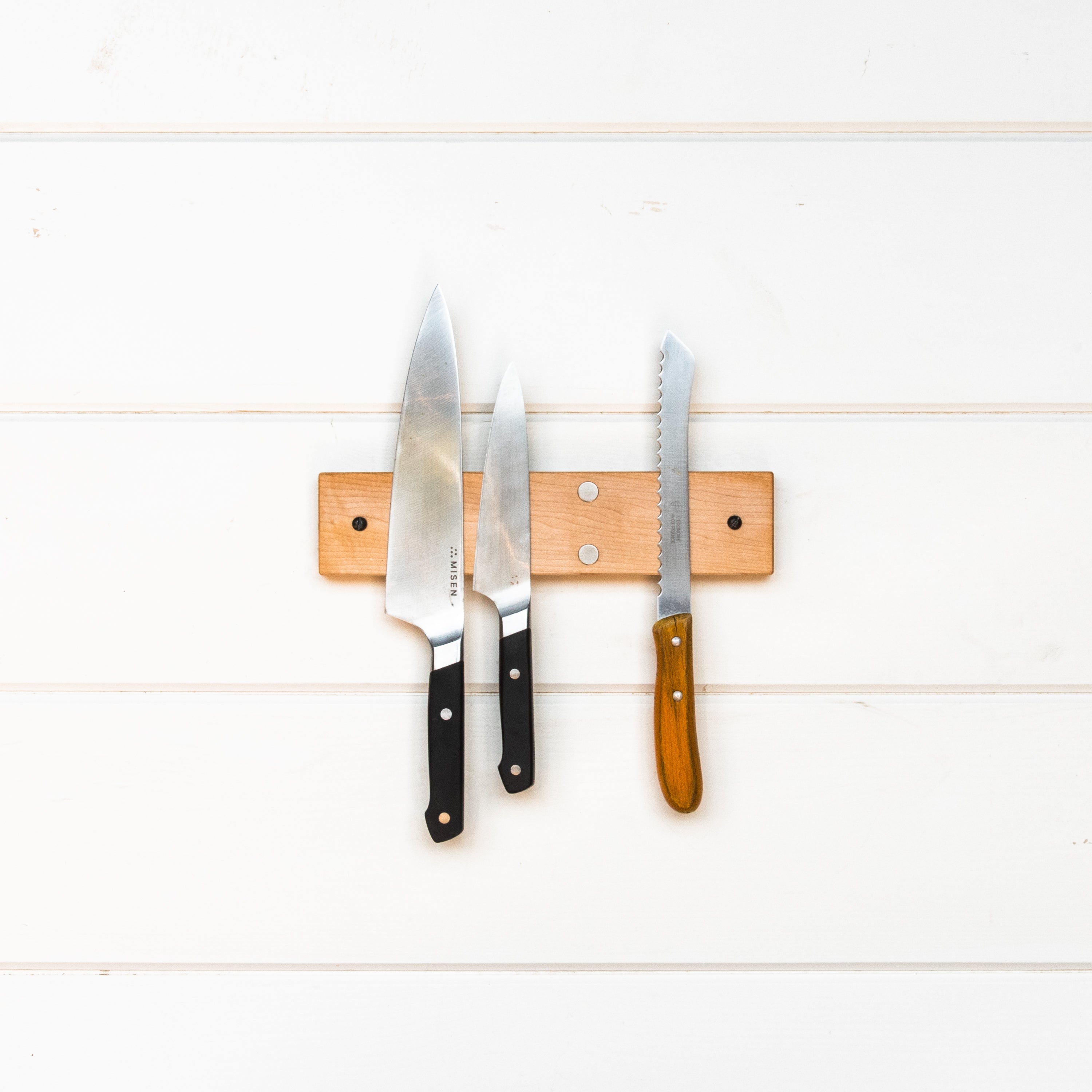 /Size|Wood|Numbers-4 Knives|Maple|With Numbers