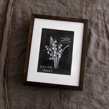 Botanical Art Print: Lily of the Valley