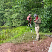 Original Plein Air Painting by Walter Kent: Locust Lake, 2020