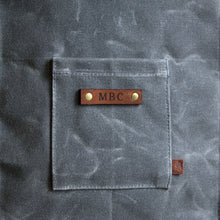 Custom Monogramming for Waxed Canvas