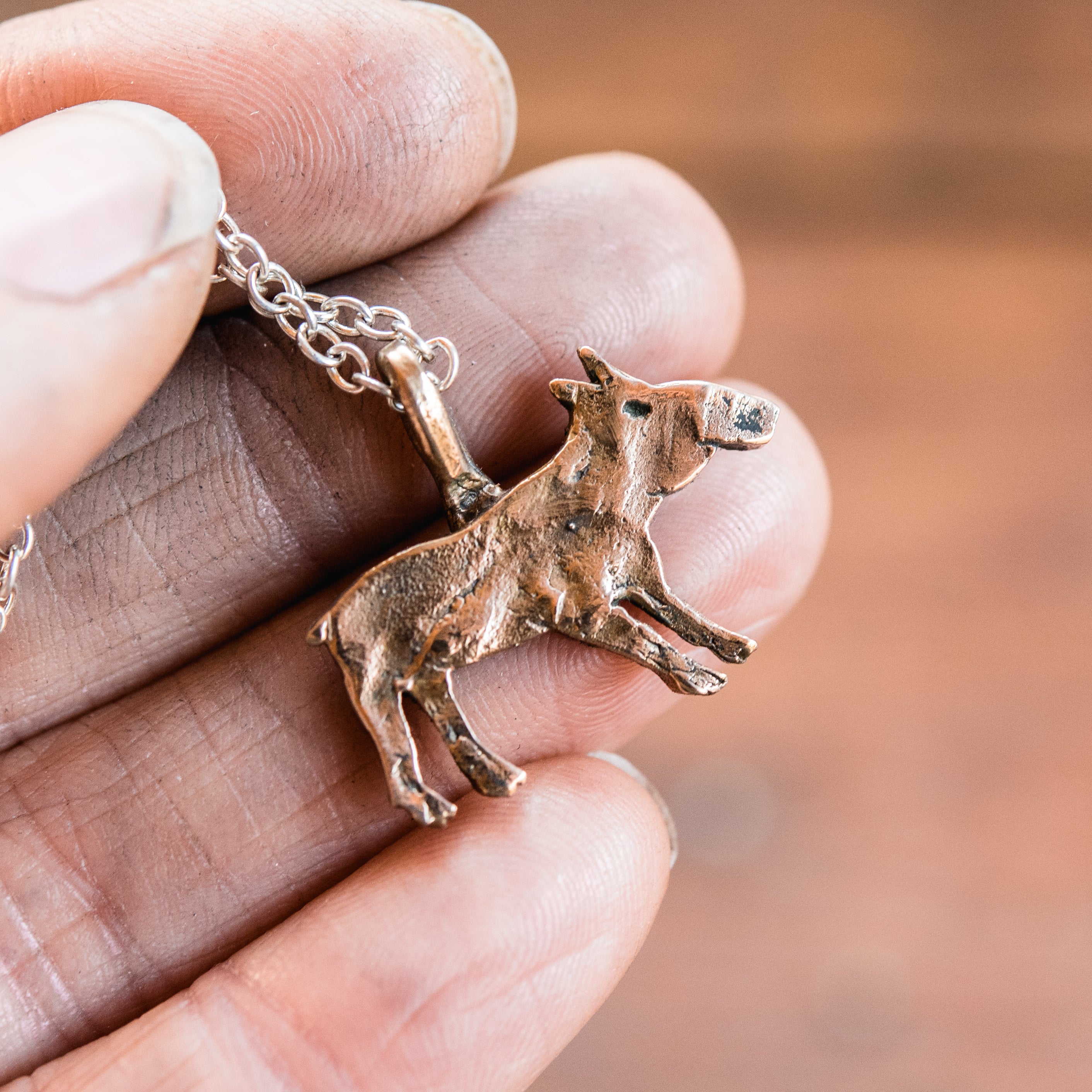 Foundlings Necklace: Fern (Tapir)