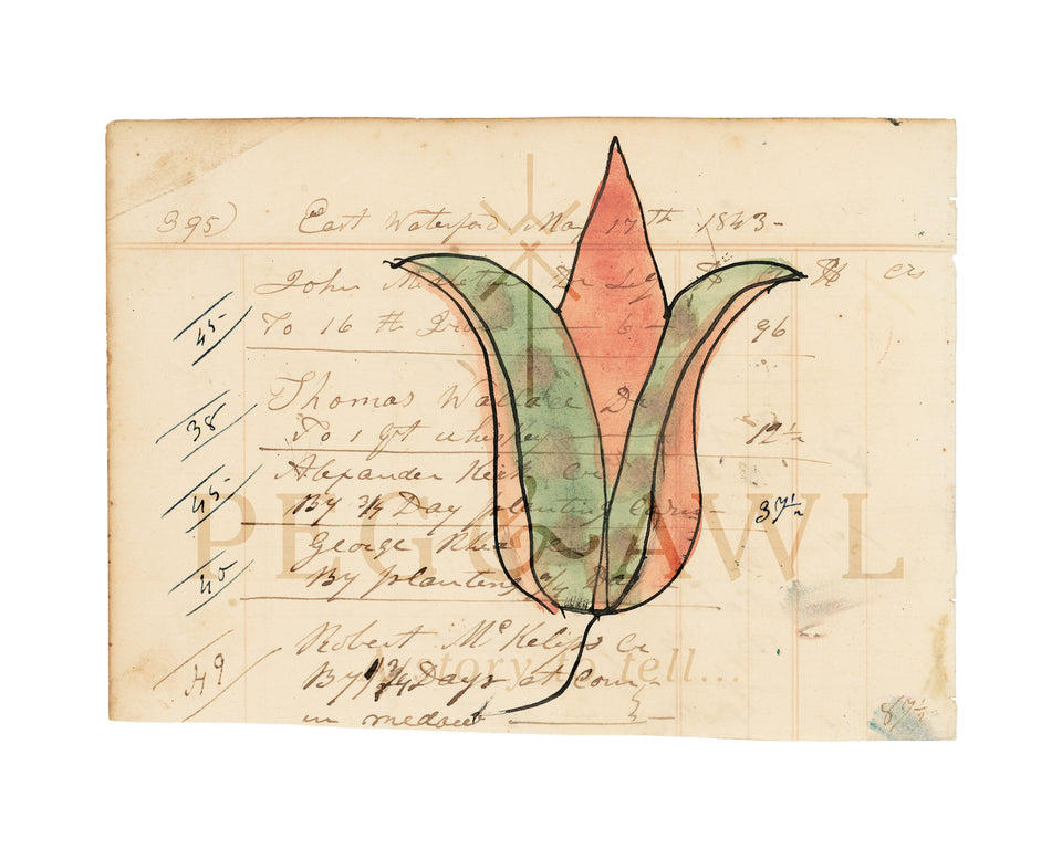 Foundlings Art Print: Olive