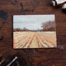 Original Plein Air Painting by Walter Kent: Petrified Wood Cornfield, 2019