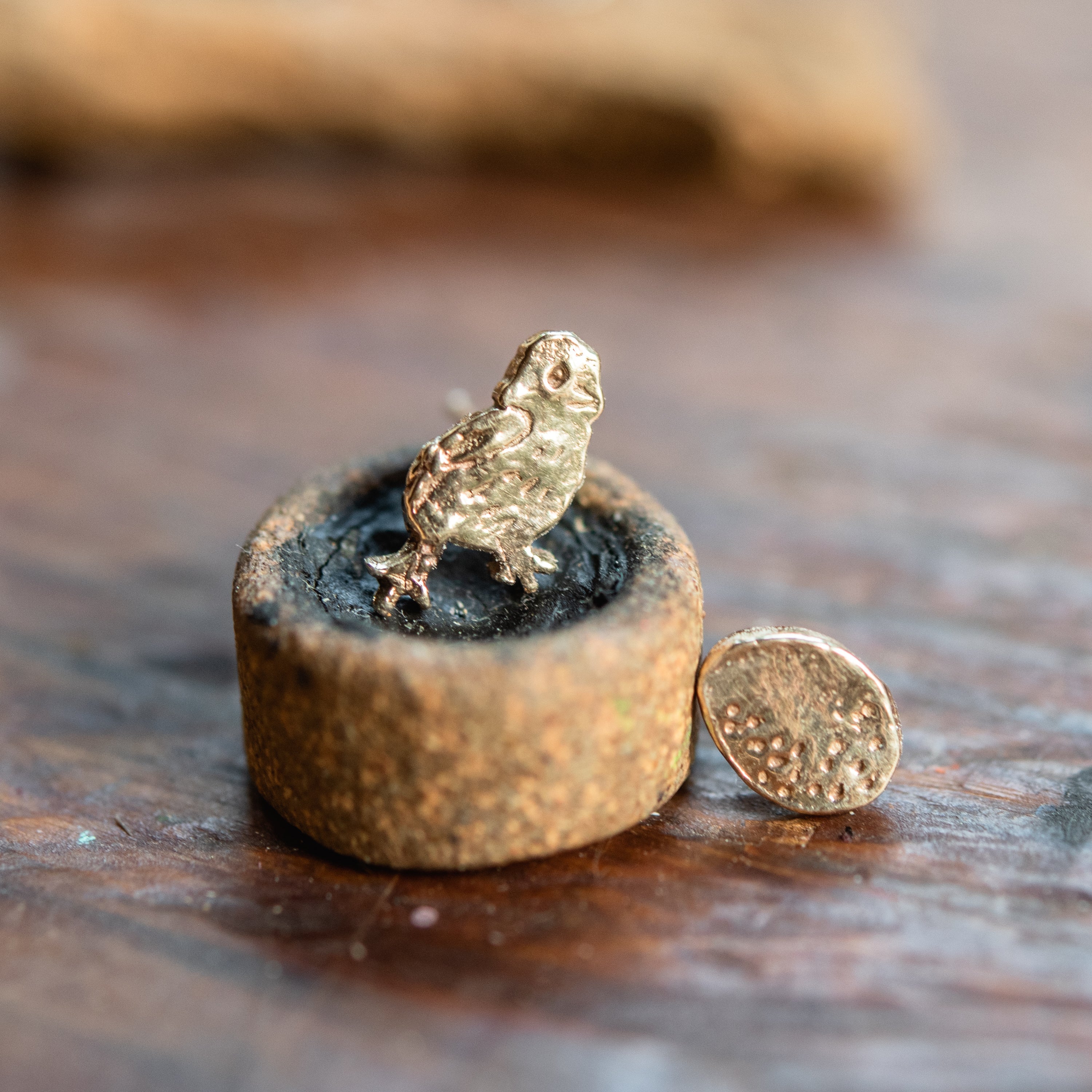 Poison for Breakfast Chicken and Egg Earrings