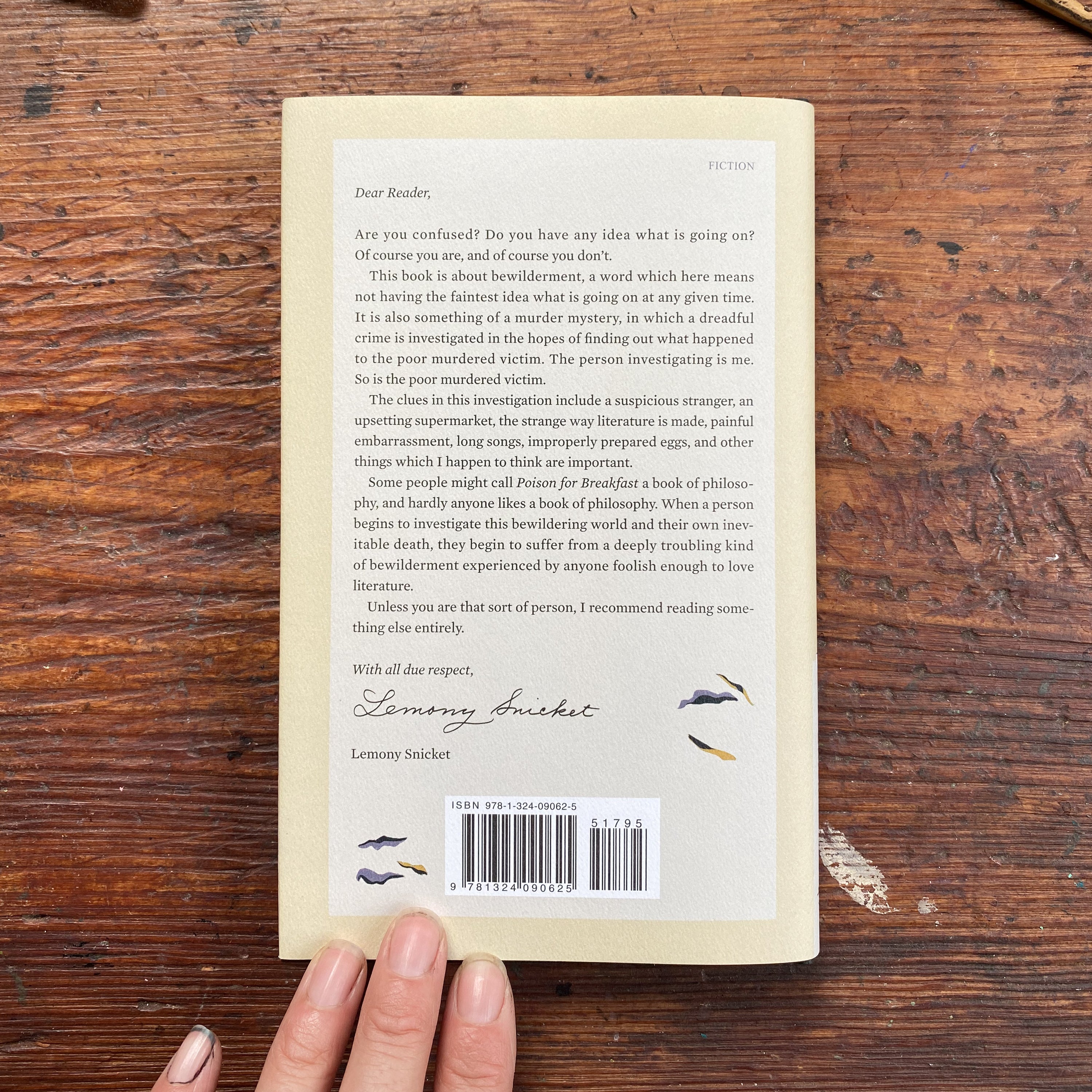 Poison for Breakfast Book with Illustrator-signed Bookplate