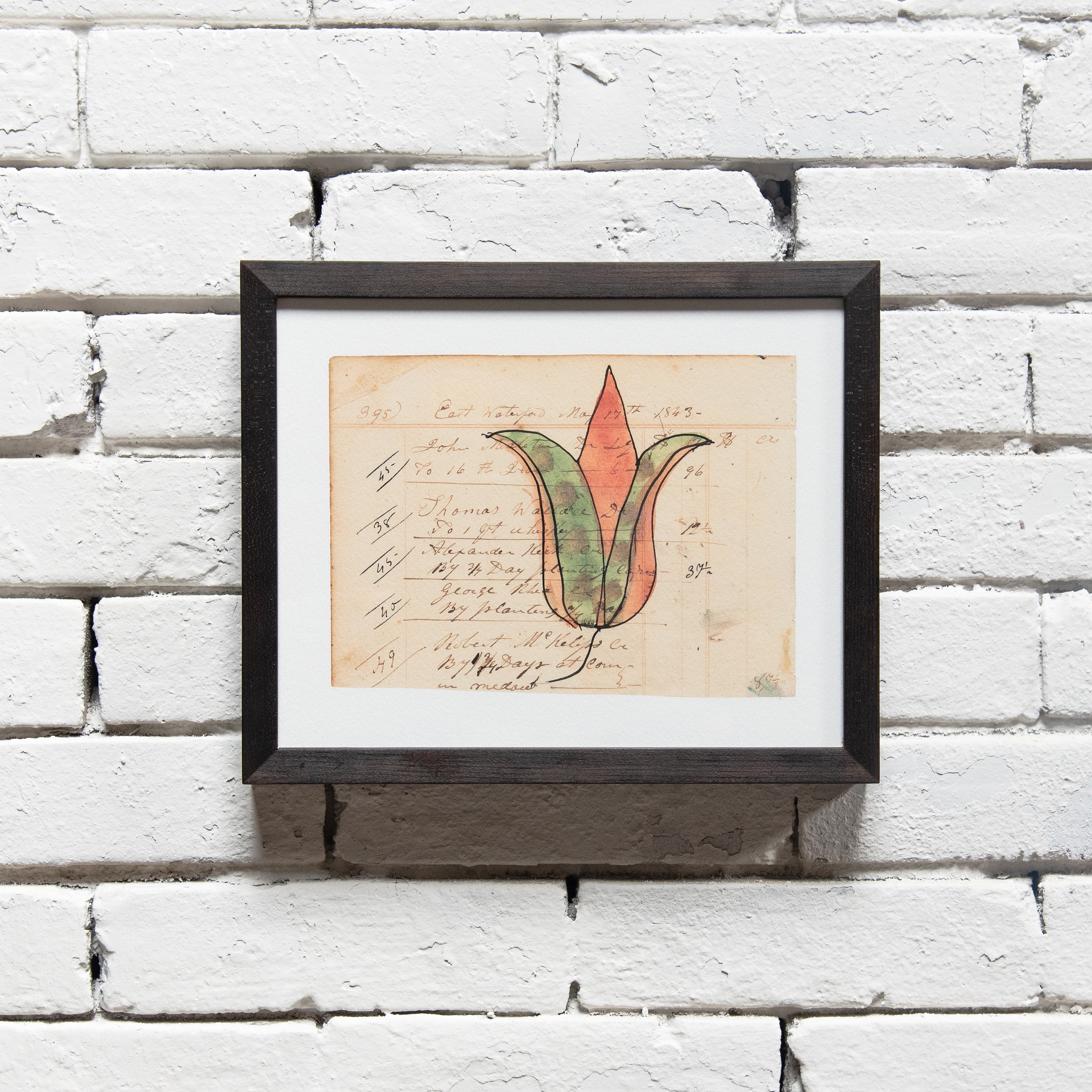 Foundlings Art Print: Olive