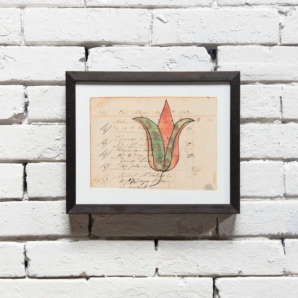 Foundlings Art Print: Olive