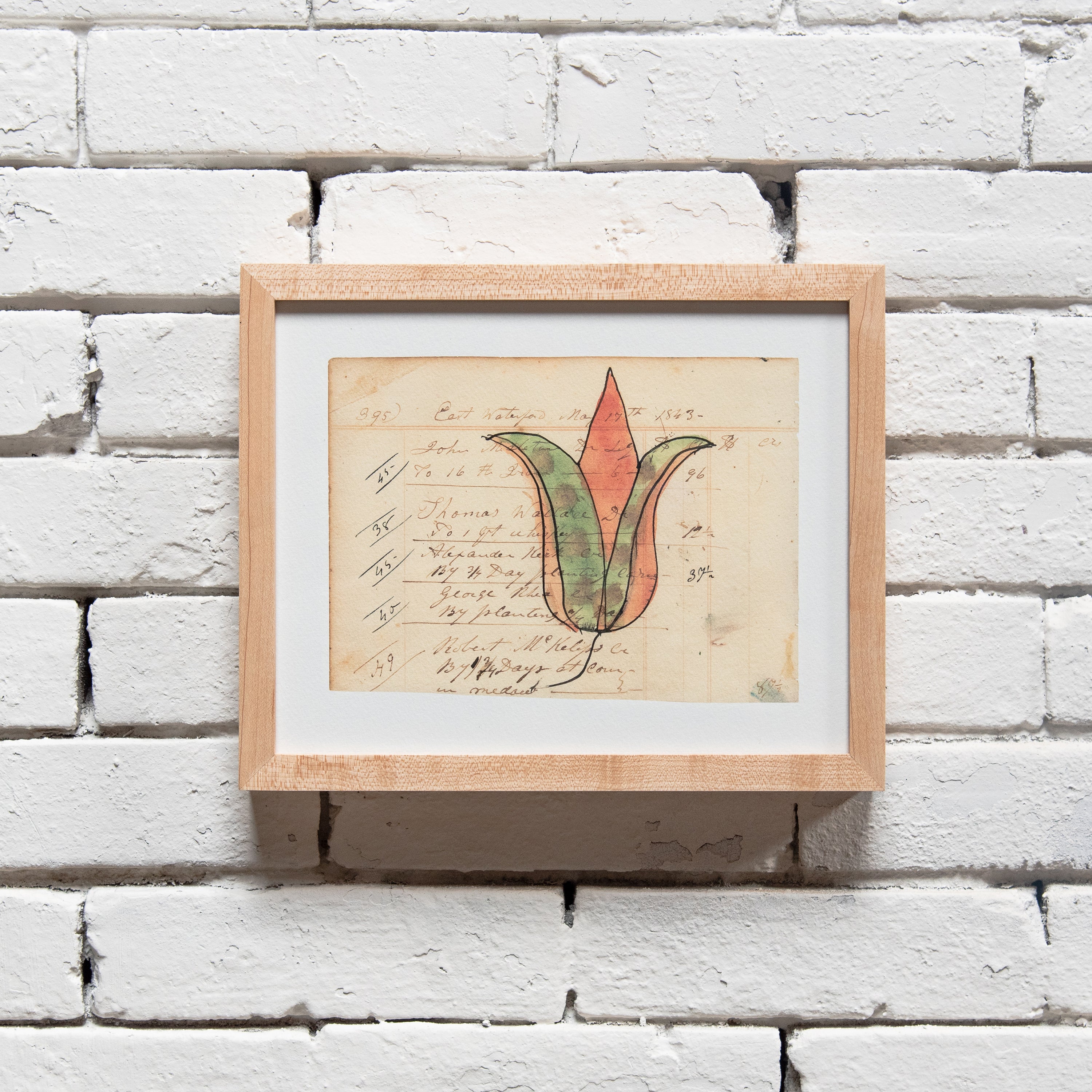 Foundlings Art Print: Olive