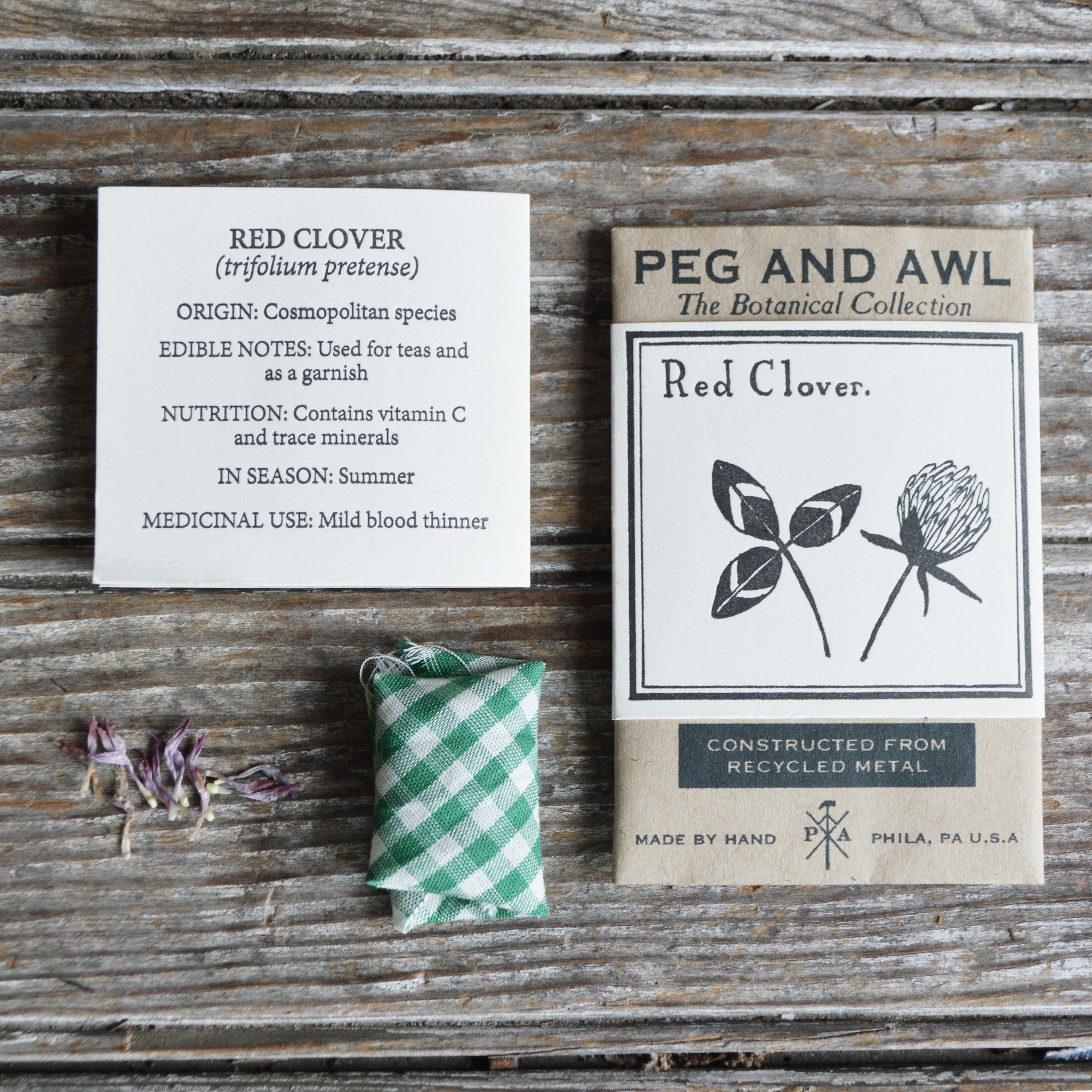 Red Clover Botanical Ring