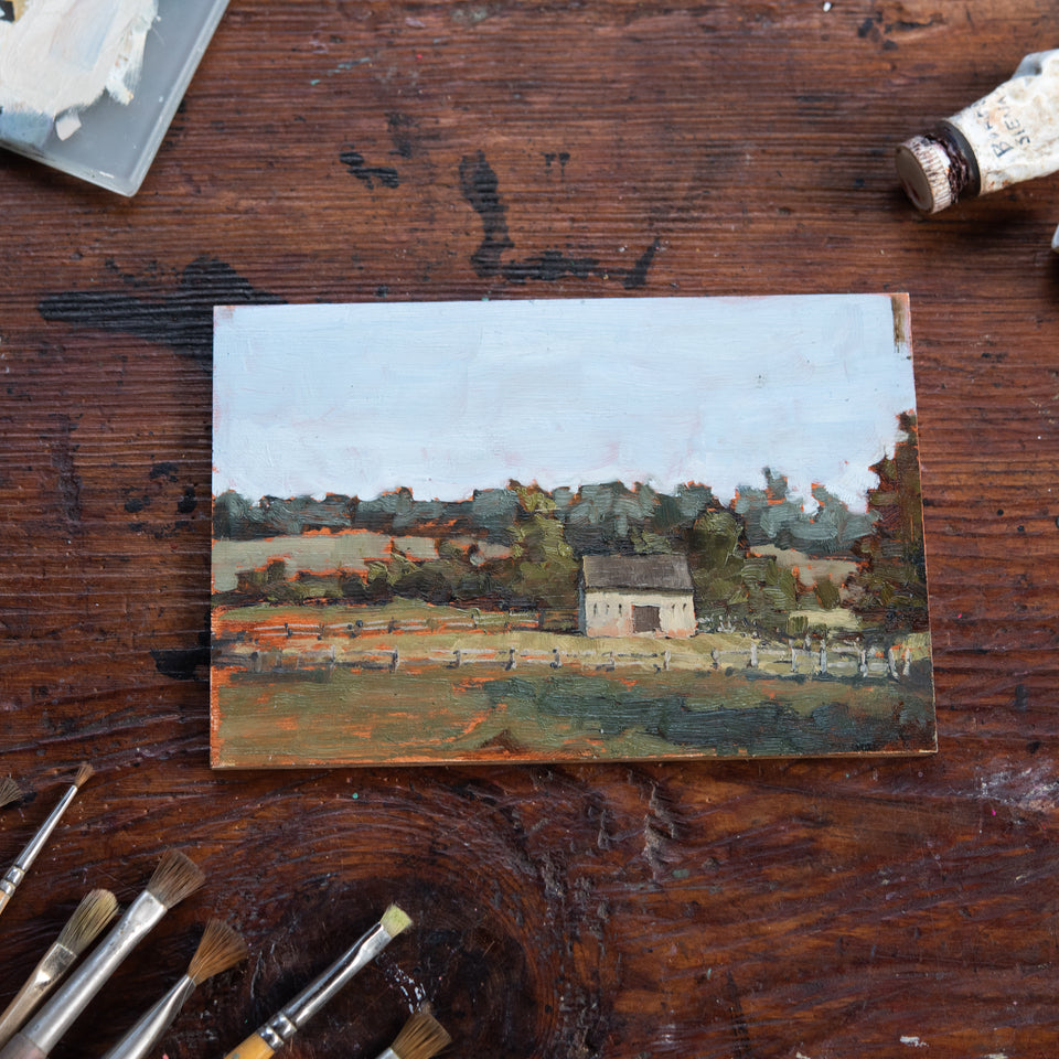 Original Plein Air Painting by Walter Kent: Stroud Preserve, 2020