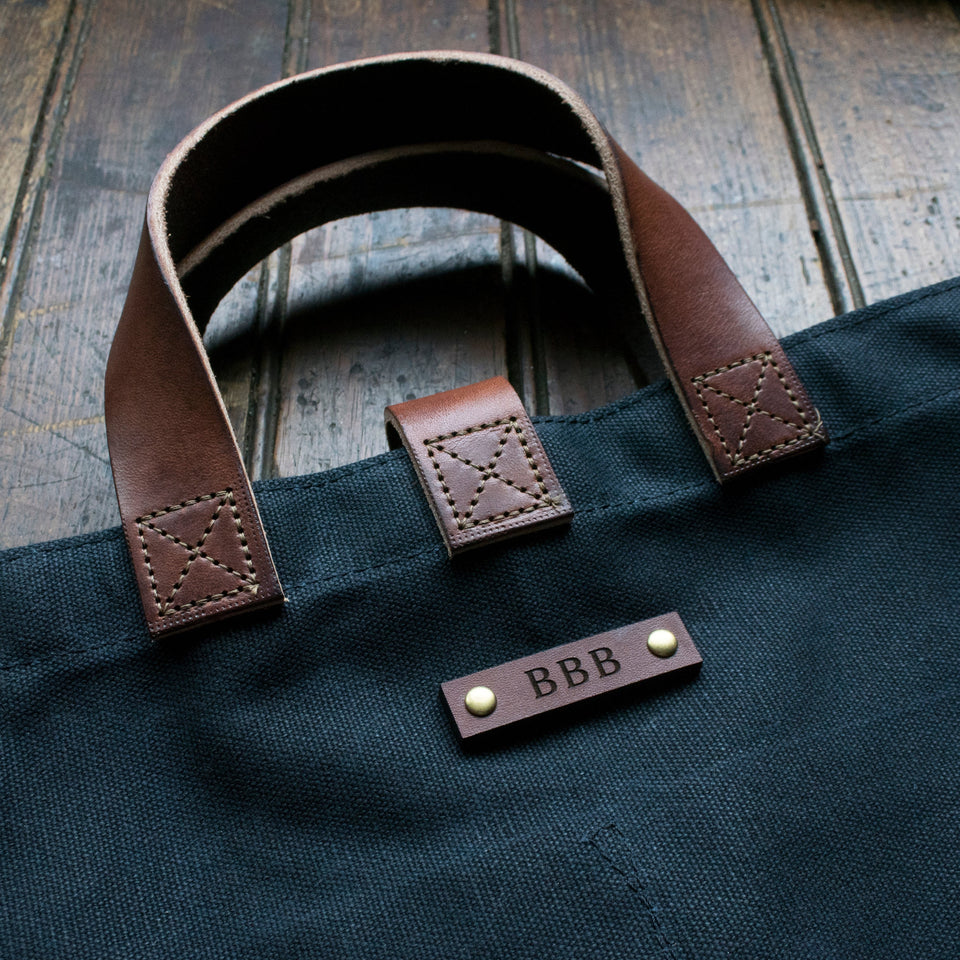 Mini Waxed Canvas Tote
