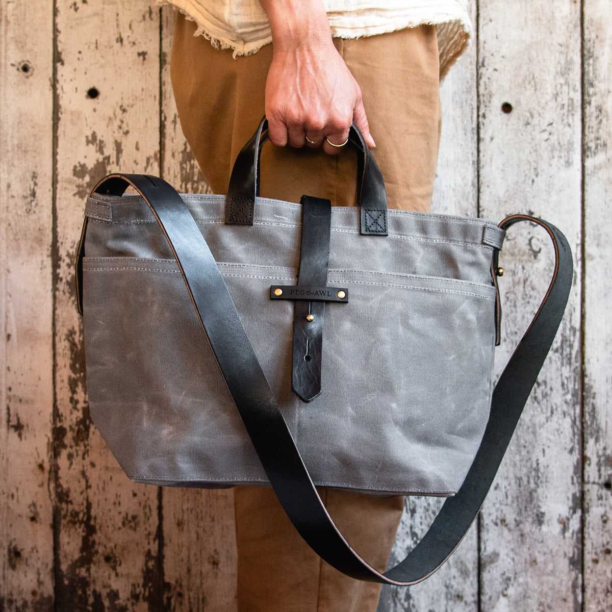 Autumn Colors: Waxed Canvas Tote