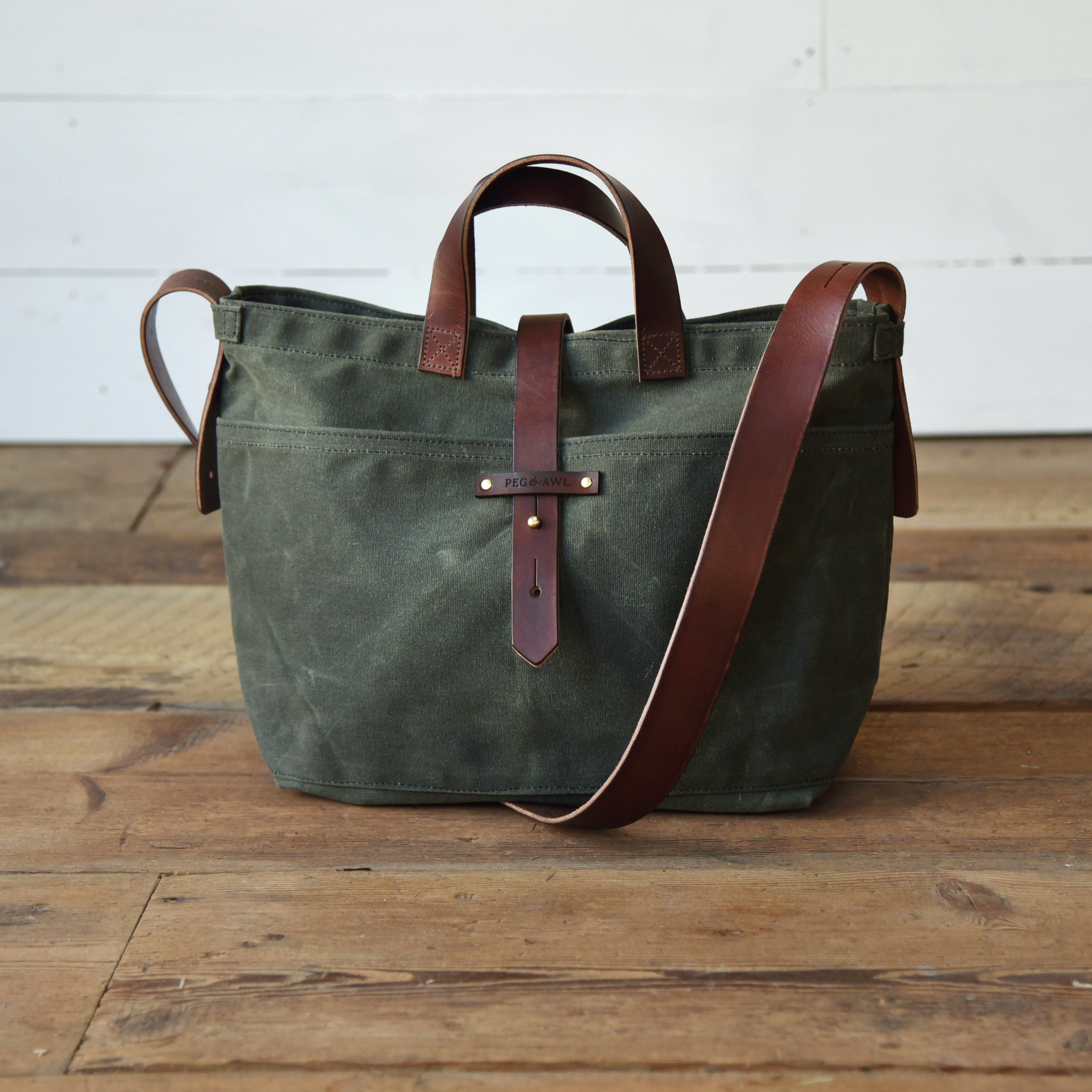 Waxed Canvas Tote