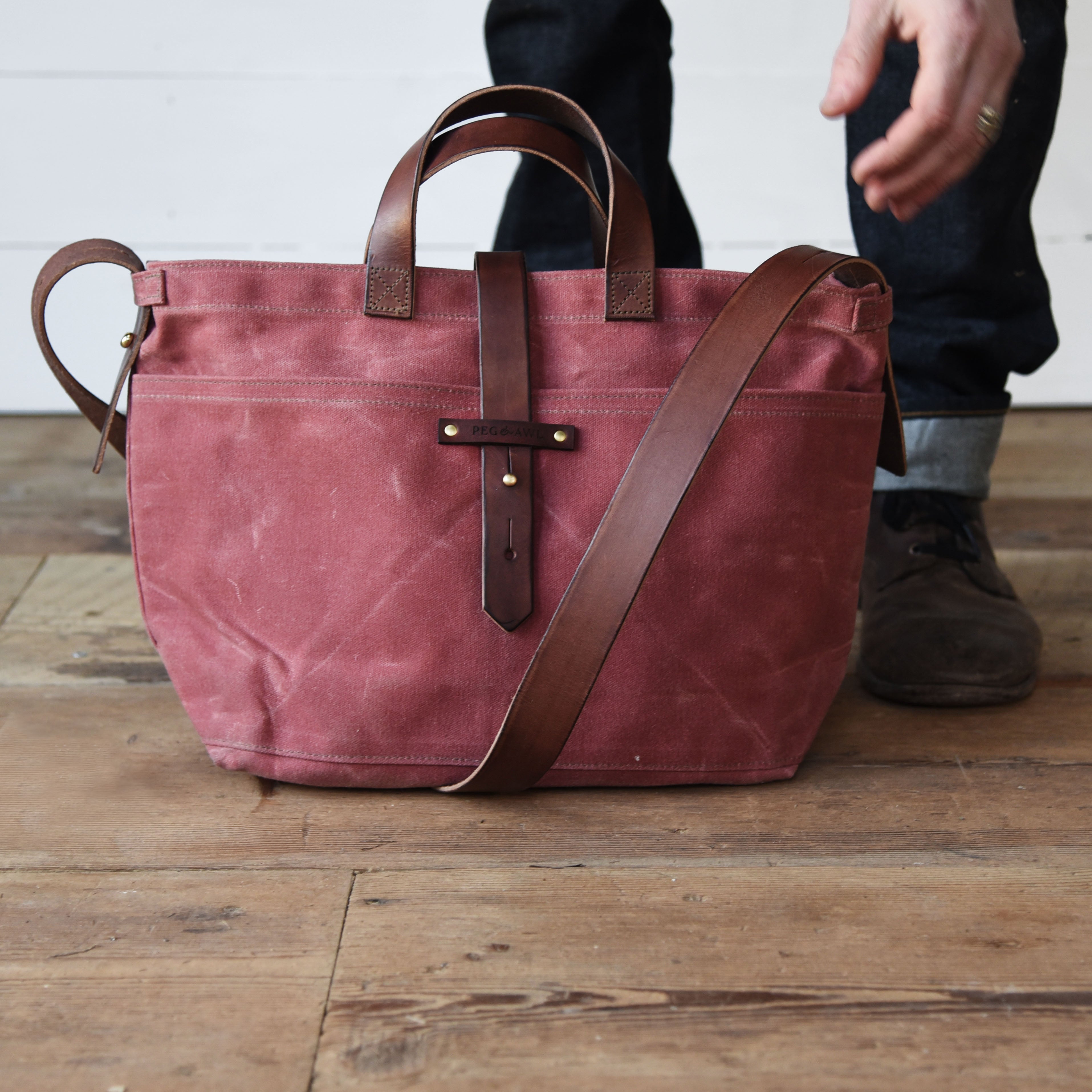 Waxed Canvas Tote