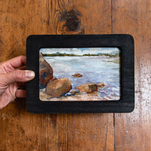 Framed Original Plein Air Painting by Walter Kent: Indian Lake, 2022