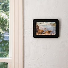 Framed Original Plein Air Painting by Walter Kent: Indian Lake, 2022