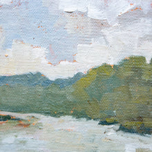 Framed Original Plein Air Painting by Walter Kent: Delaware Water Gap No. 3, 2021