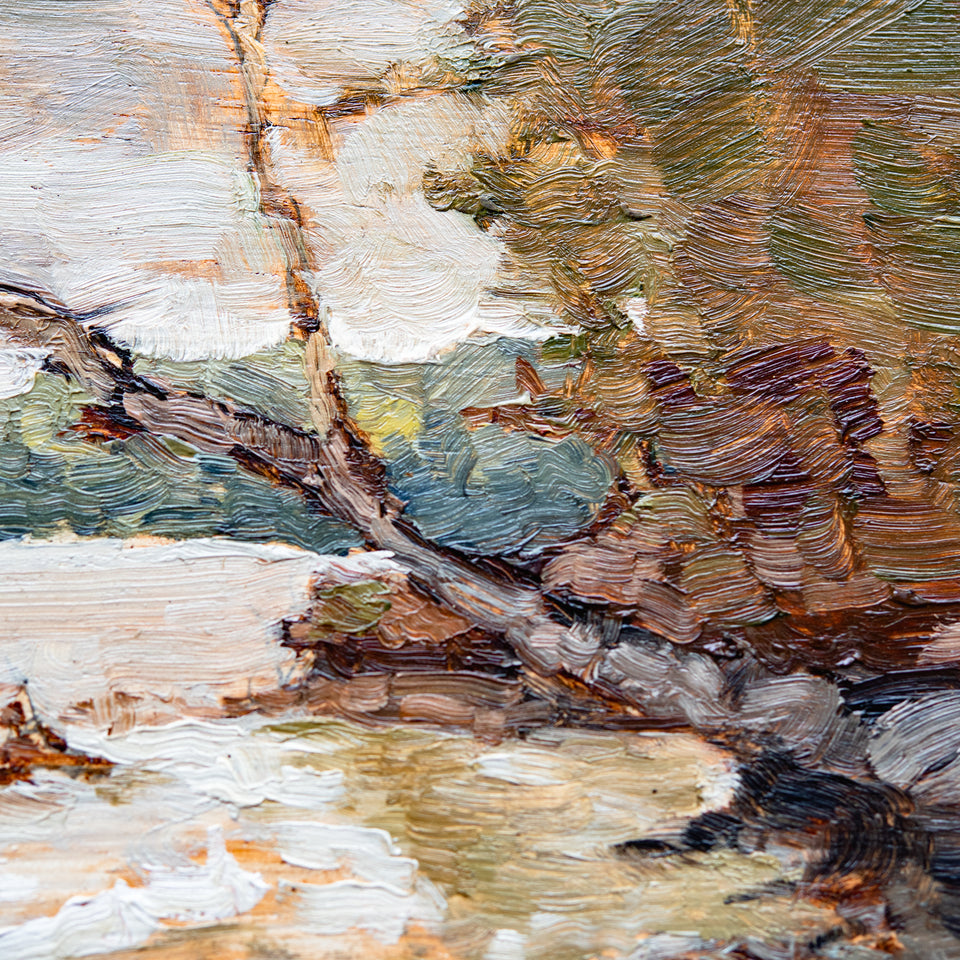 Framed Original Plein Air Painting by Walter Kent: Lake Superior, 2020