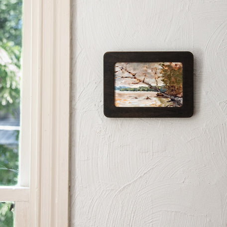 Framed Original Plein Air Painting by Walter Kent: Lake Superior, 2020