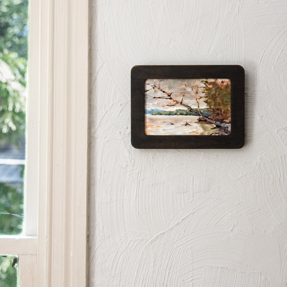 Framed Original Plein Air Painting by Walter Kent: Lake Superior, 2020