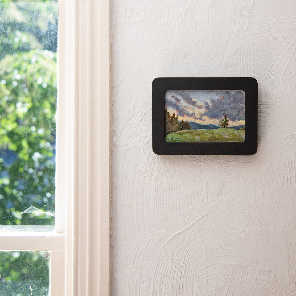 Framed Original Plein Air Painting by Walter Kent: Kerhonkson, 2022