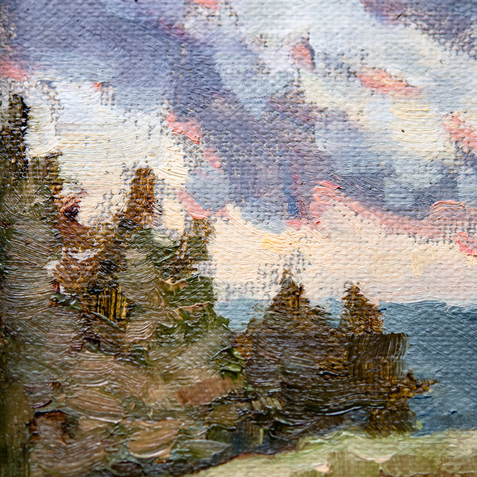 Framed Original Plein Air Painting by Walter Kent: Kerhonkson, 2022