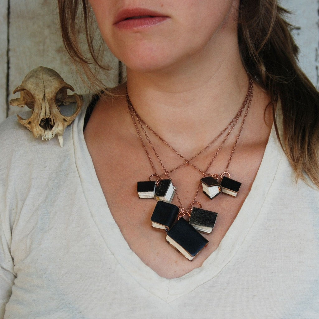 Darkened Library Necklace