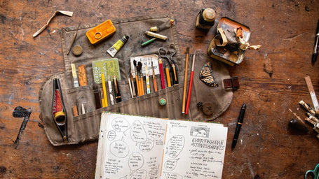 Washing + Waxing My Sendak and Vintage Art Supplies