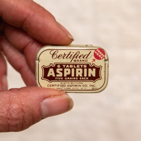 6 Tablets Aspirin Tin Alternative Sketchbook